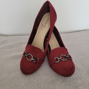 Madeline- Elegant burgundy dress shoes